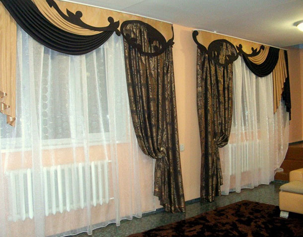 Как выглядят современные шторы в гостиную: тренды-2023, фасоны, ткани, цвета (97 фото)